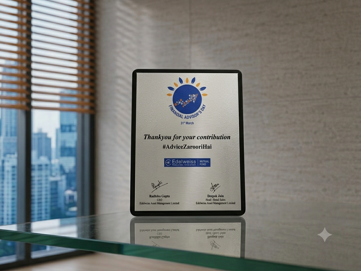 Financial Advisors' Excellence Award by Edelweiss Mutual Fund